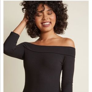 Cafe Top, off the shoulder, by ModCloth